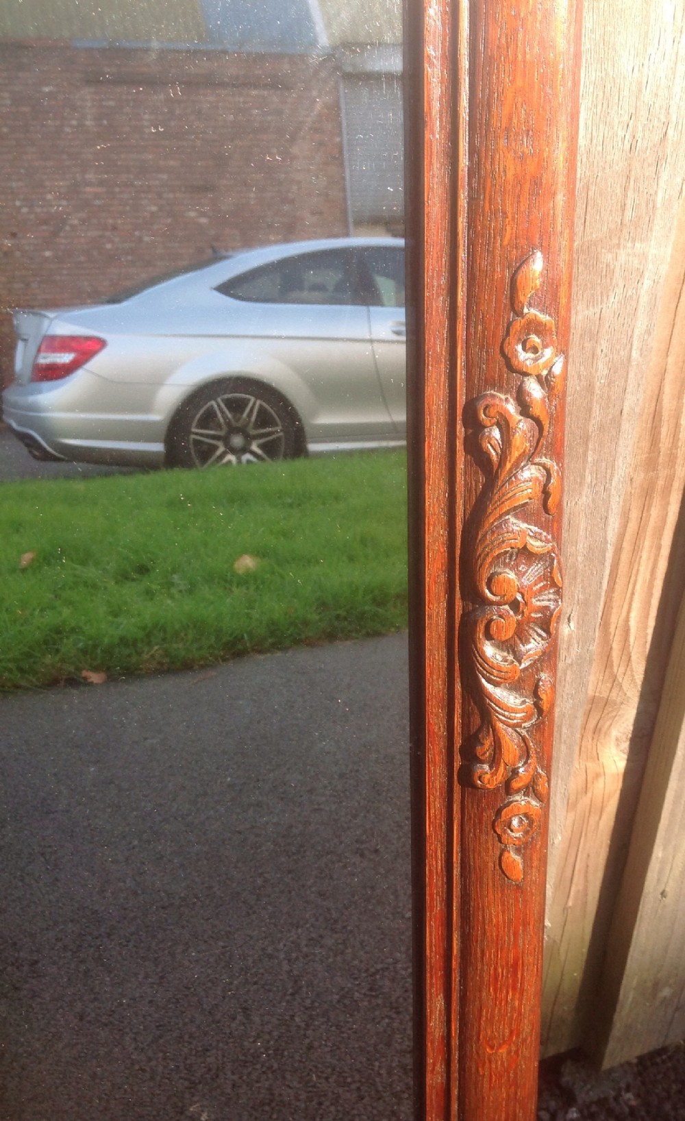 PAIR OF CARVED OAK FRENCH WALL MIRRORS View IV