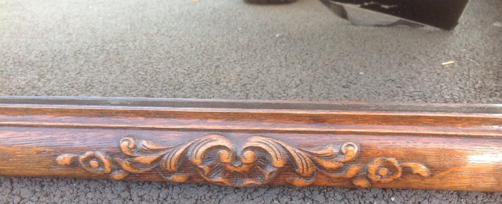 PAIR OF CARVED OAK FRENCH WALL MIRRORS View VI