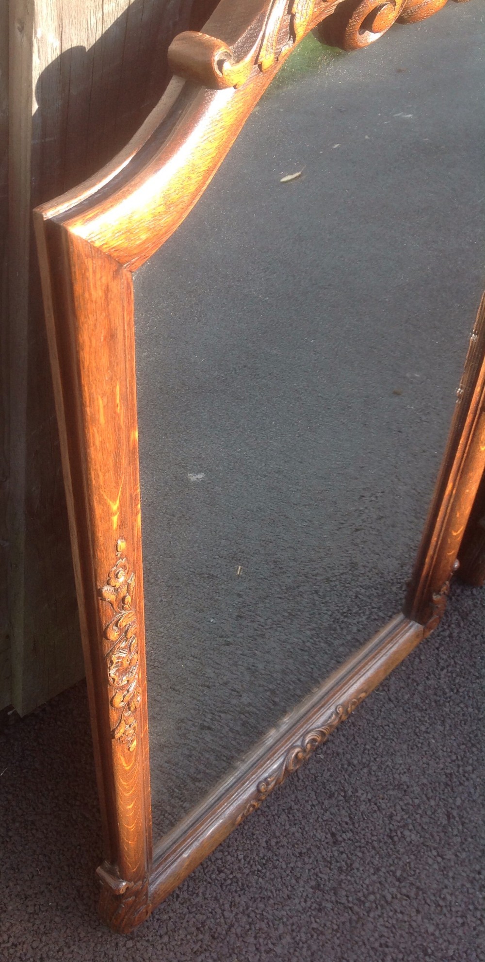 PAIR OF CARVED OAK FRENCH WALL MIRRORS View VII