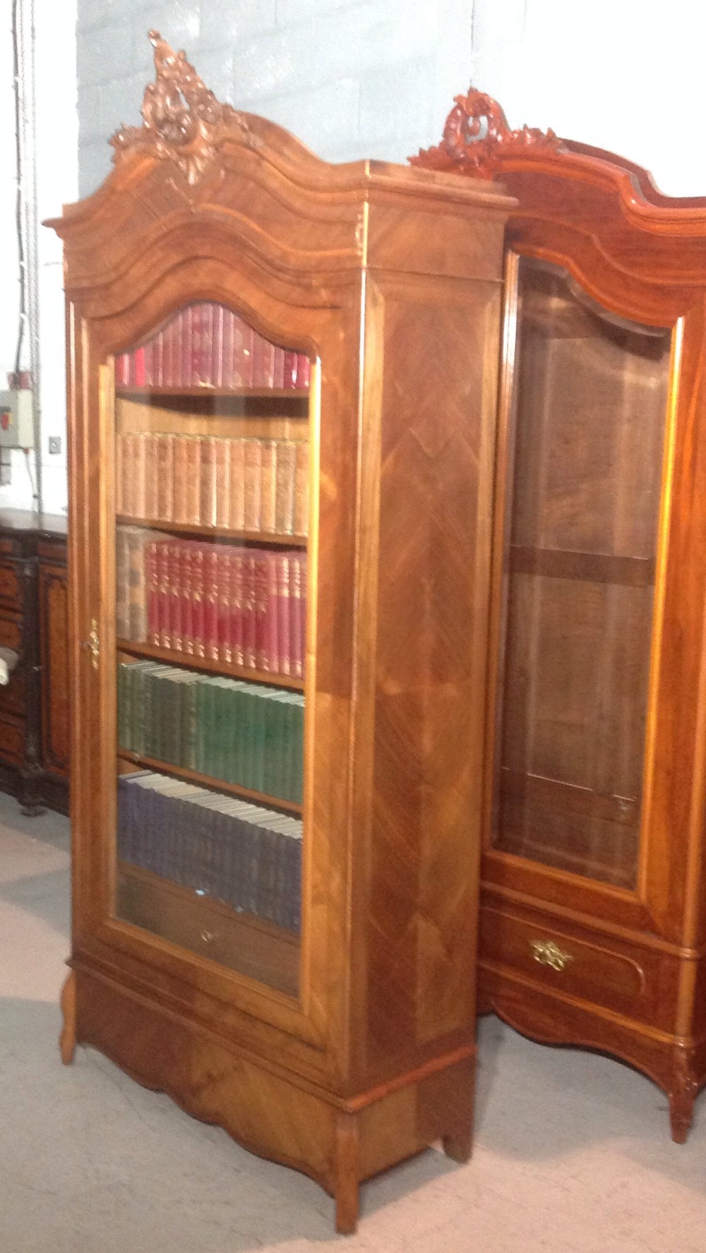 FRENCH WALNUT BOOKCASE View II