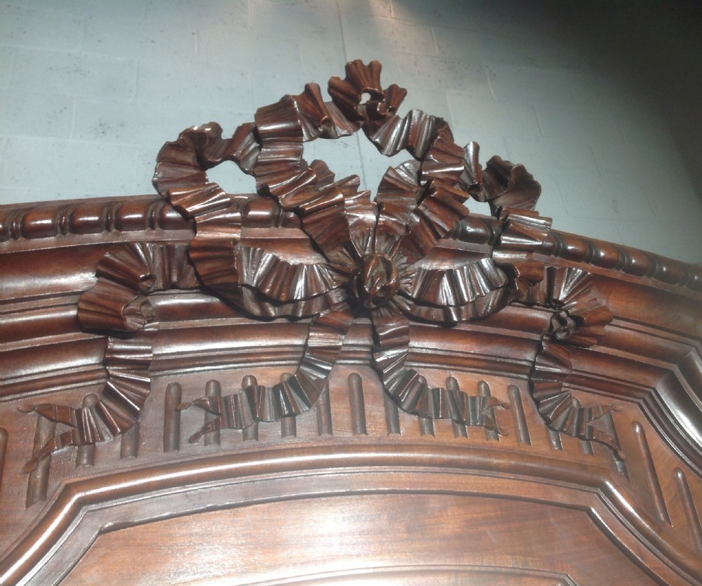 STUNNING FRENCH MAHOGANY ARMOIRE View III
