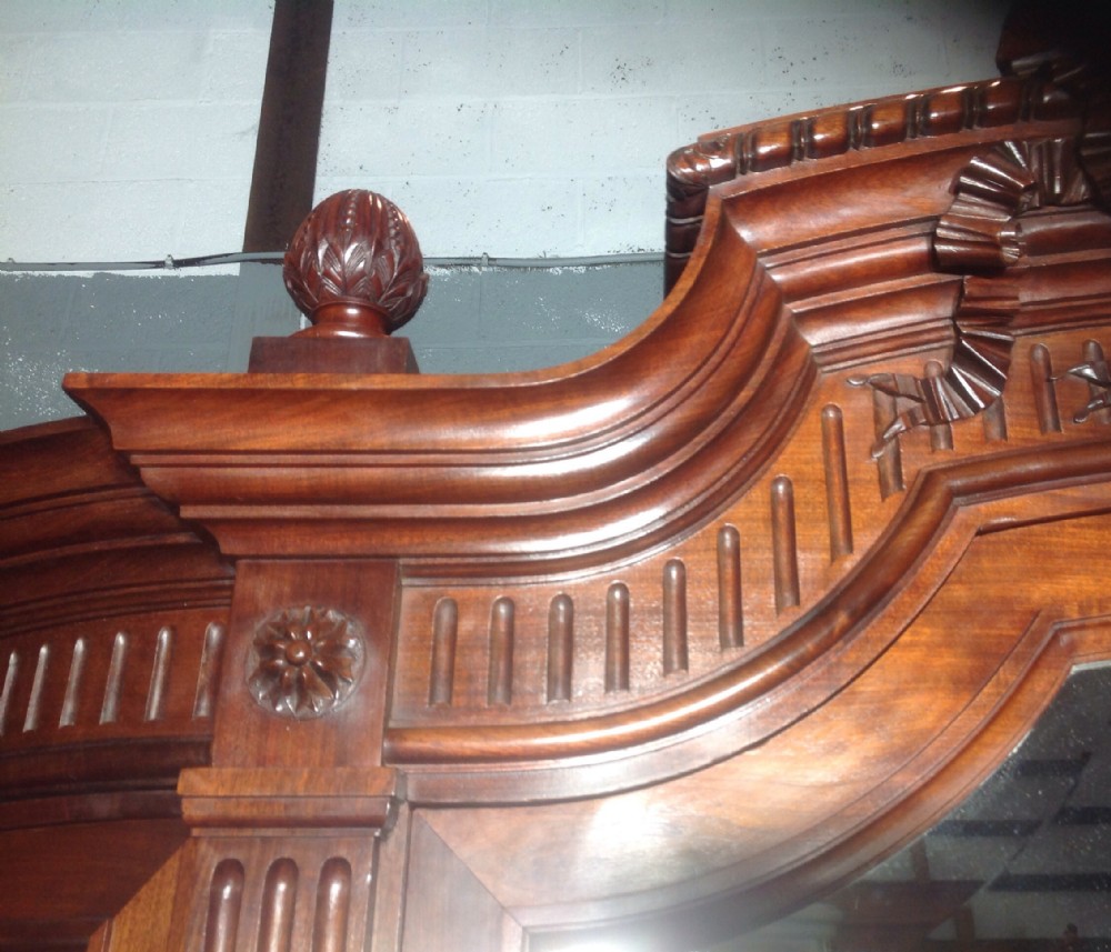 STUNNING FRENCH MAHOGANY ARMOIRE View IV