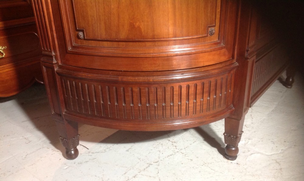 STUNNING FRENCH MAHOGANY ARMOIRE View V