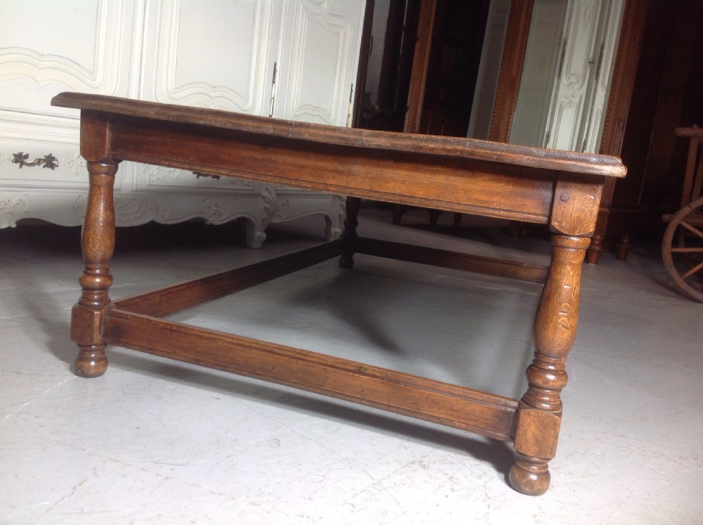 LARGE OAK FRENCH COFFEE TABLE View V