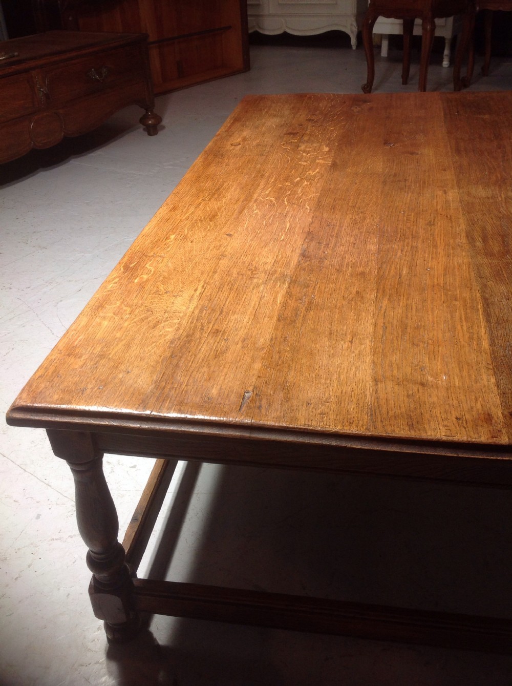 LARGE OAK FRENCH COFFEE TABLE View VII