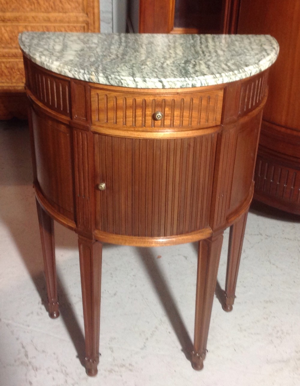 FRENCH MAHOGANY MARBLE TOP CABINET View IV