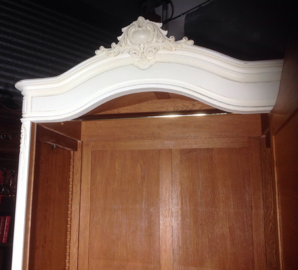 PAINTED FRENCH OAK ARMOIRE View IX