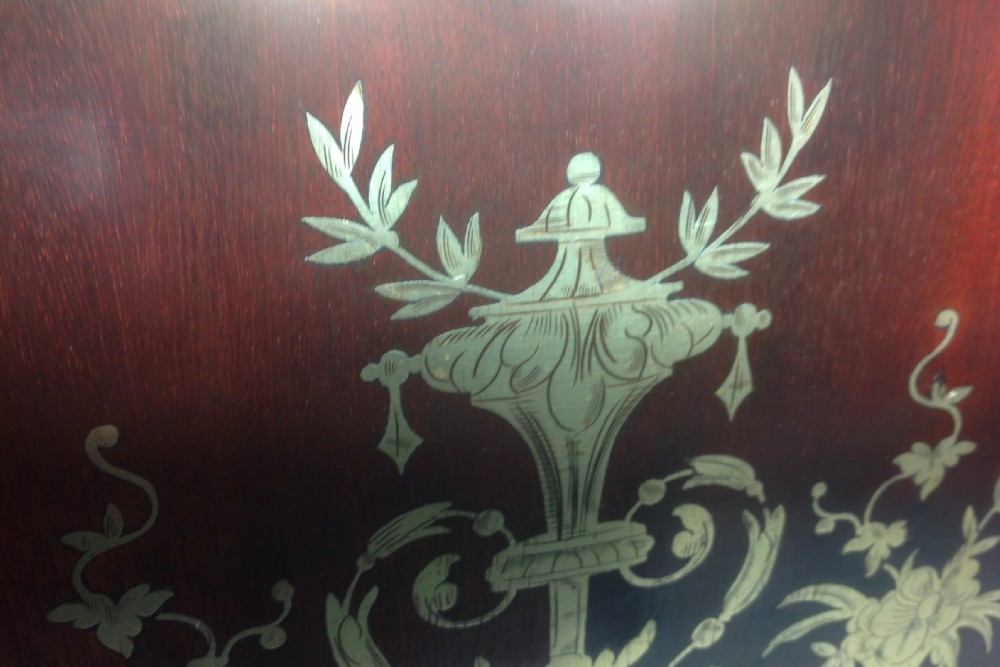 FRENCH BRASS AND MAHOGANY BED BY PARIS MAKER View X