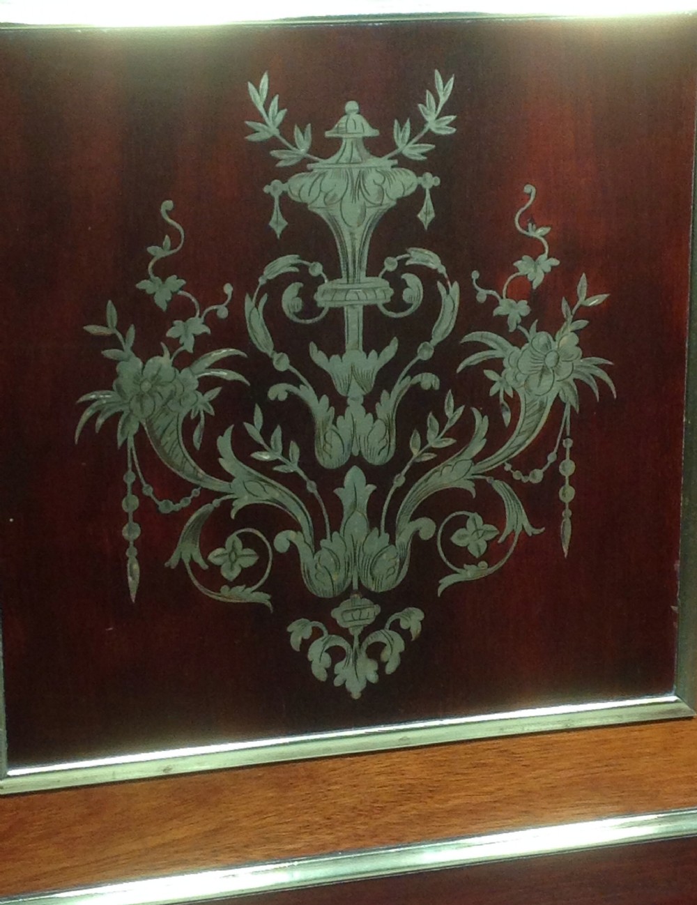 FRENCH BRASS AND MAHOGANY BED BY PARIS MAKER View XX