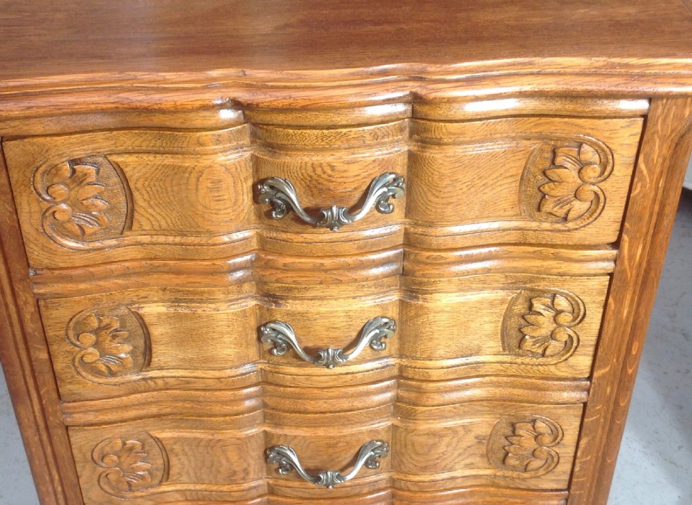 CARVED OAK FRENCH CHEST OF DRAWERS View VI