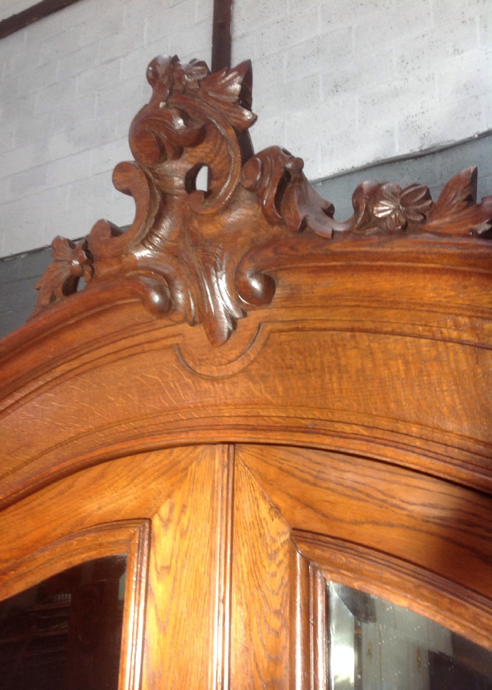 FRENCH OAK ARMOIRE View II
