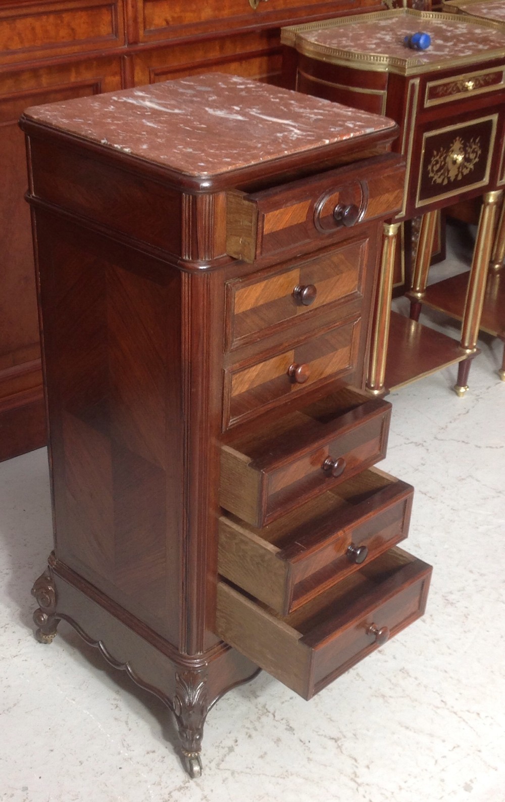 ROSEWOOD FRENCH CABINET. View V
