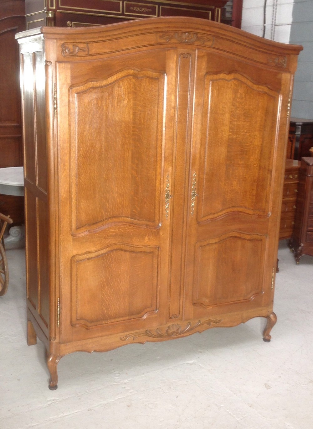 carved french armoire - CATEGORY: ANTIQUE WARDROBES - DATED 1930