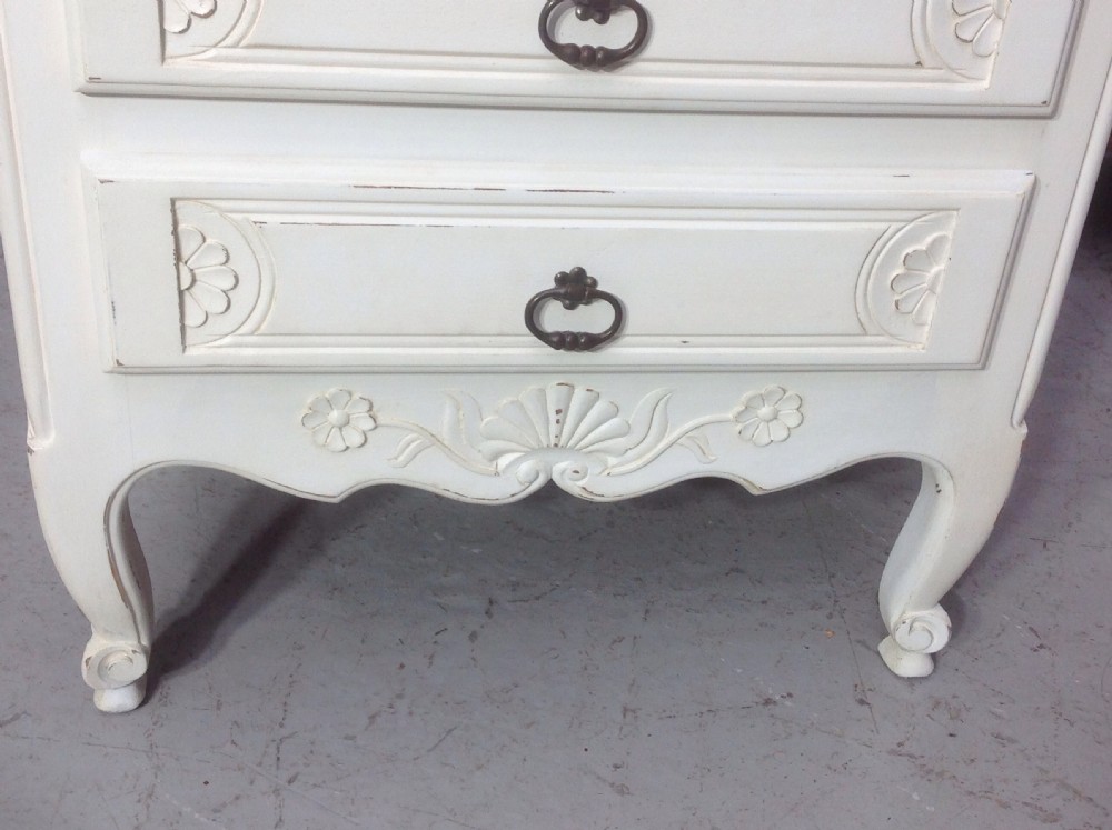 PAINTED FRENCH SEMAINIER CHEST OF DRAWERS View V