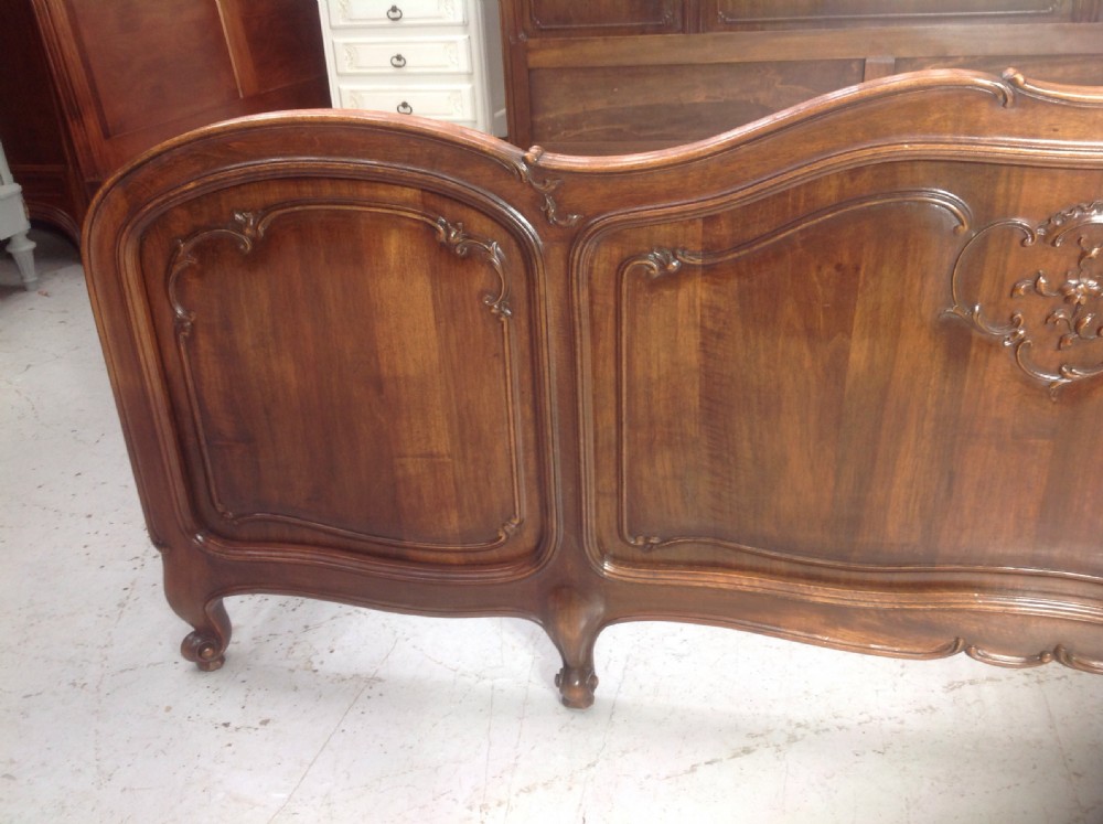 LARGE FRENCH WALNUT BED View V