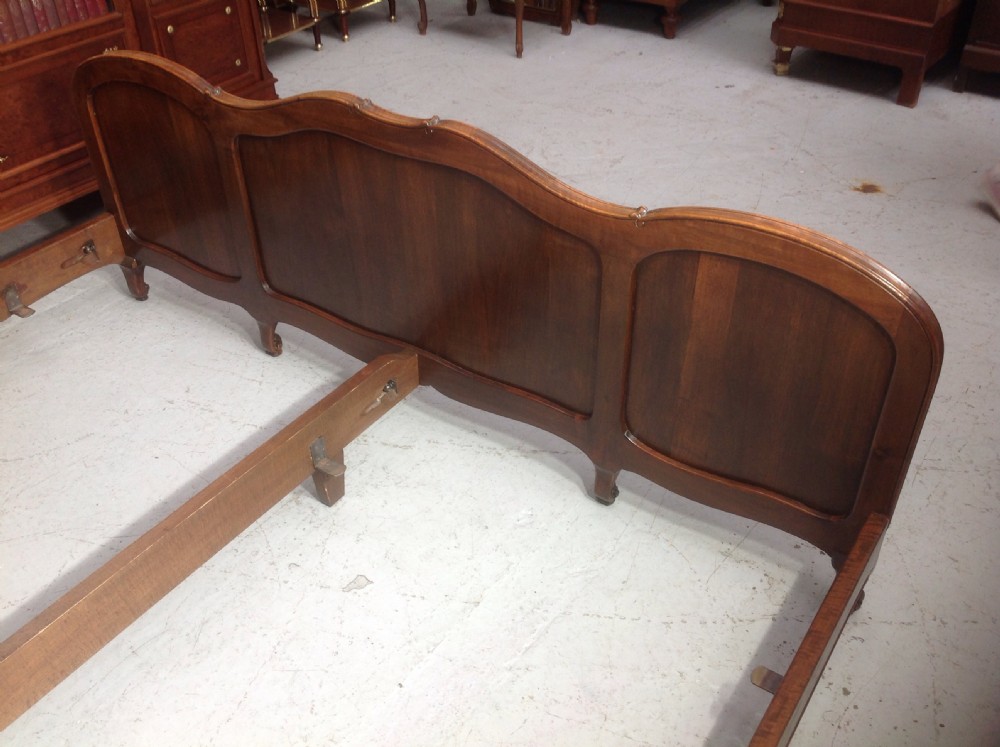 LARGE FRENCH WALNUT BED View VI