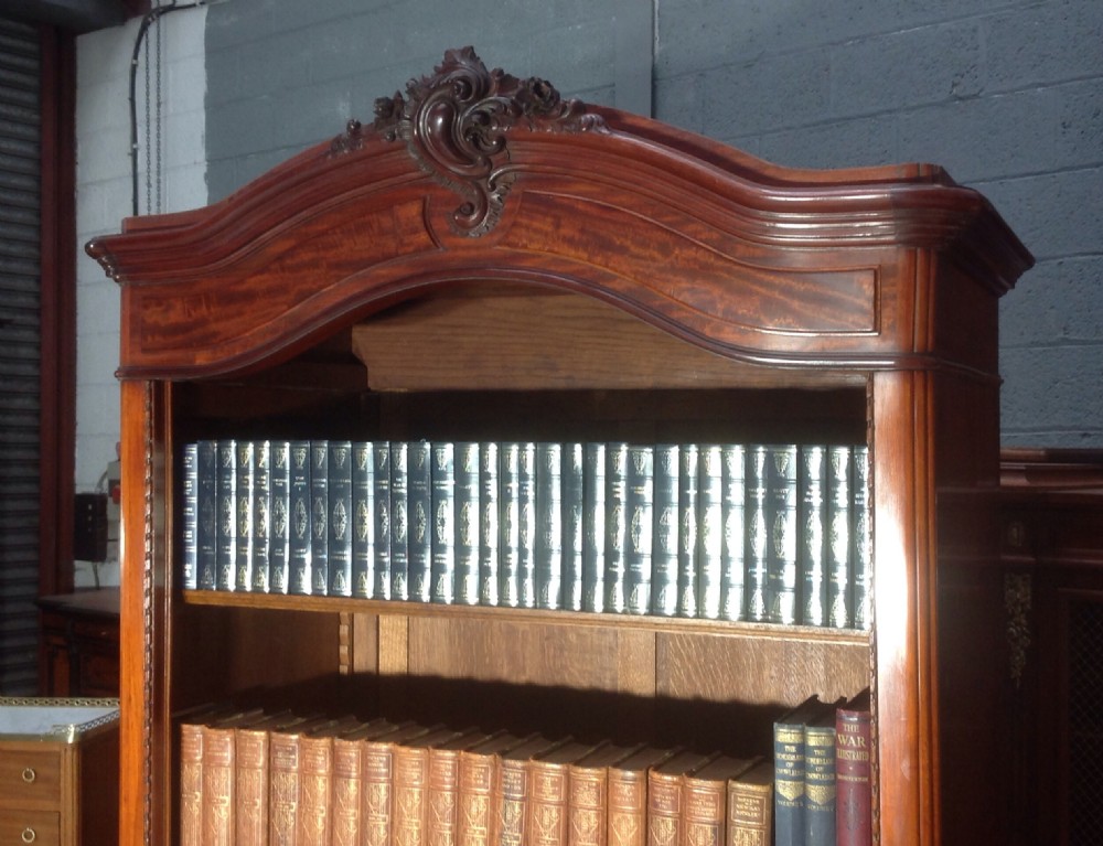 French mahogany bookcase View III