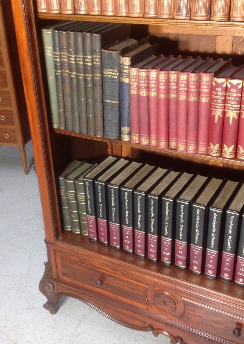 French mahogany bookcase View V