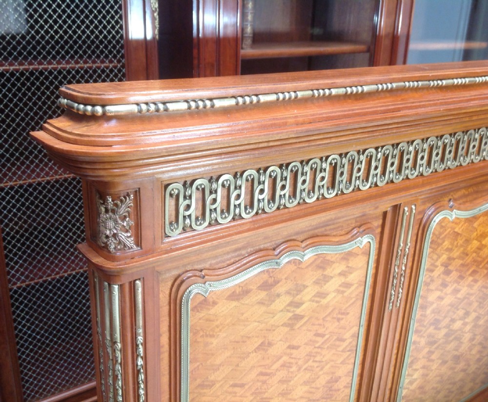 KINGSIZE FRENCH SATINWOOD BED View IX