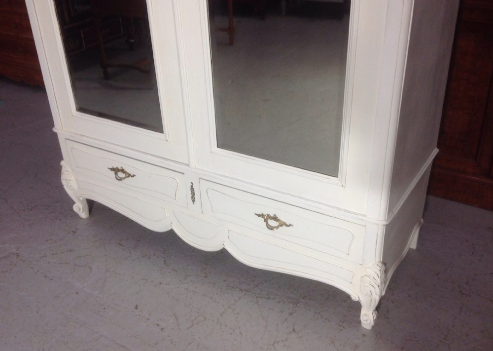 PAINTED FRENCH ARMOIRE View V