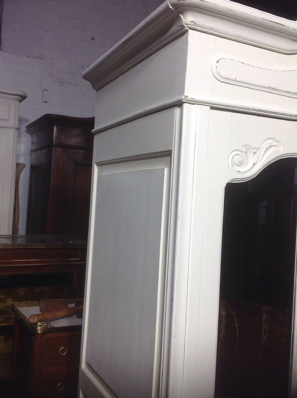 PAINTED FRENCH OAK ARMOIRE View VII