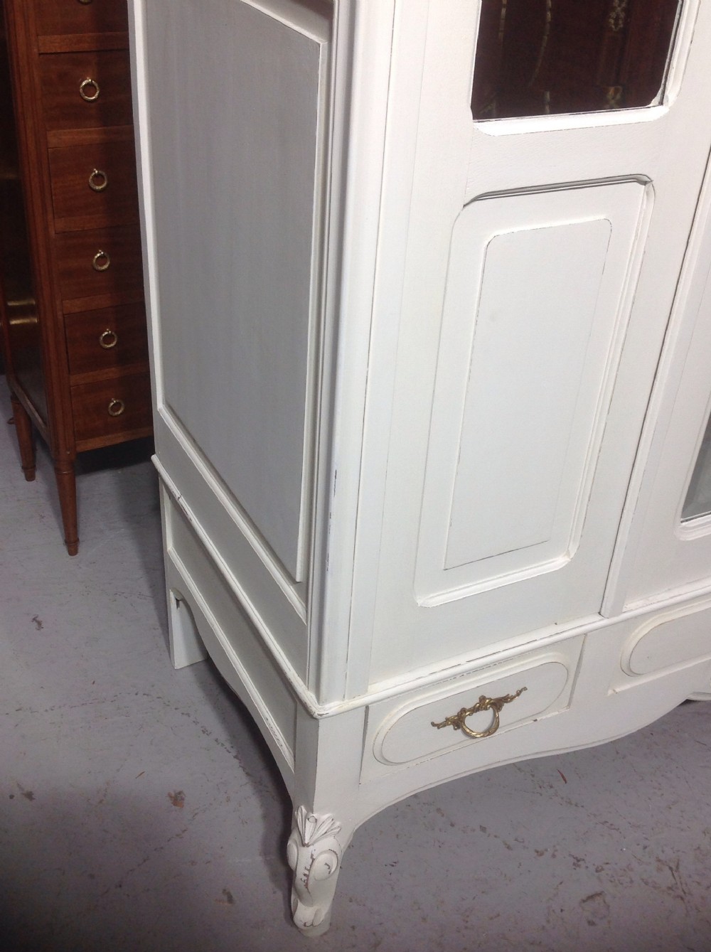PAINTED FRENCH OAK ARMOIRE View VIII