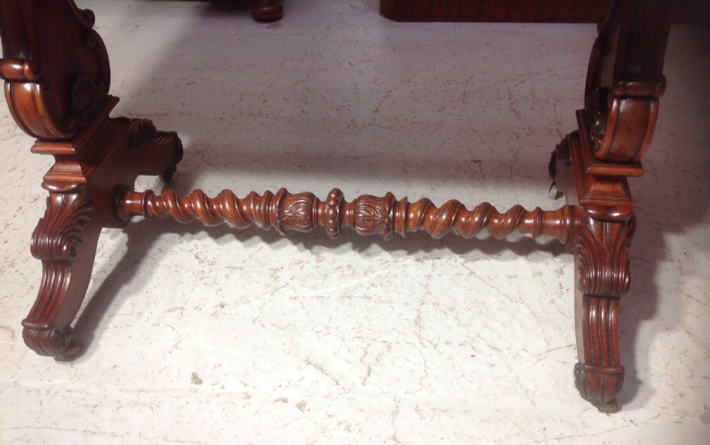 FRENCH MAHOGANY SOFA TABLE View IV