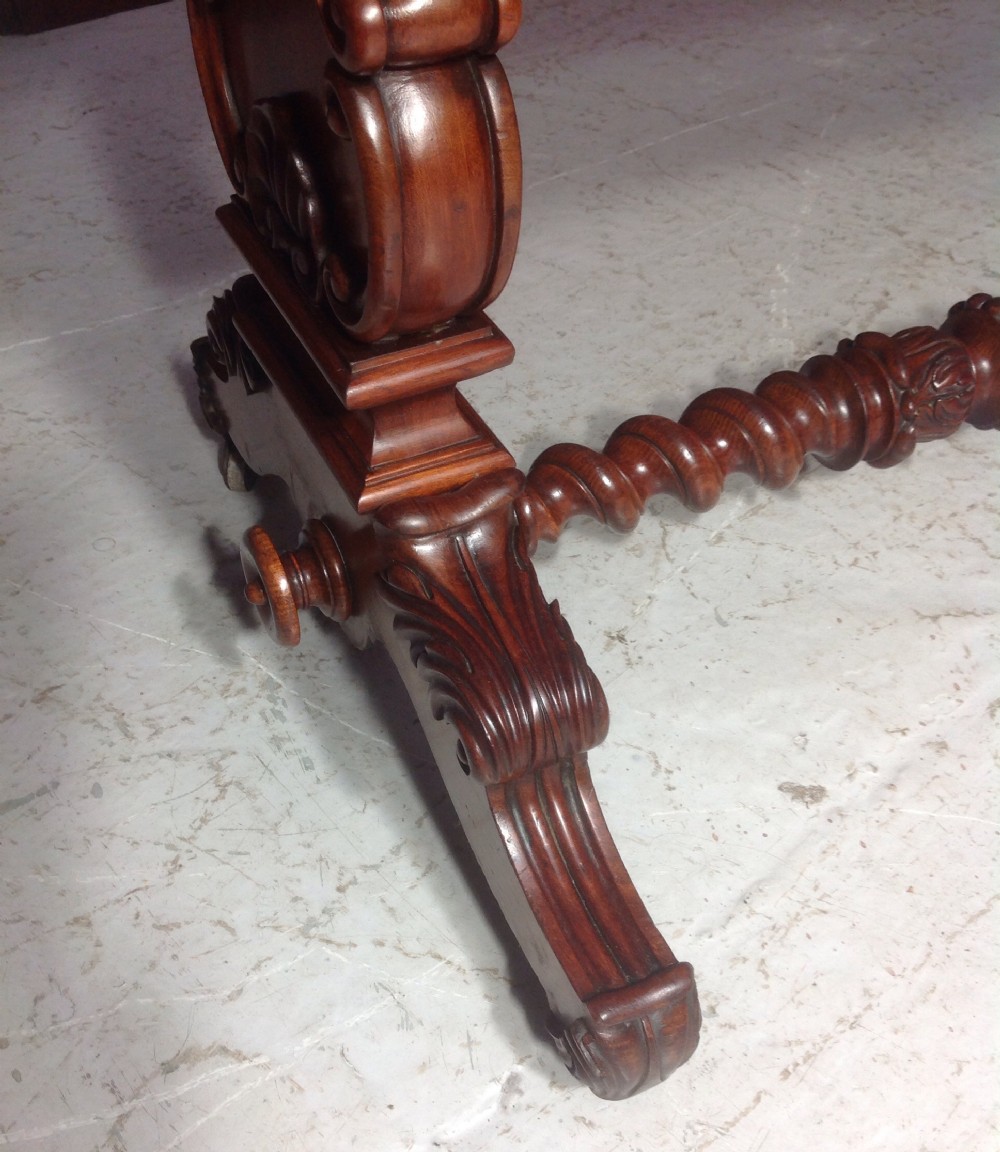FRENCH MAHOGANY SOFA TABLE View VIII