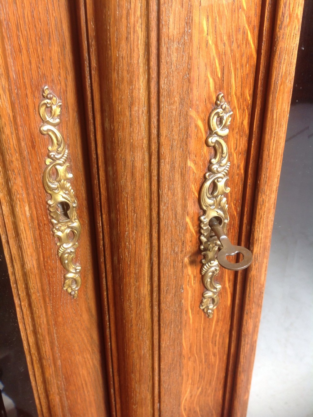 LARGE CARVED OAK FRENCH ARMOIRE View VI