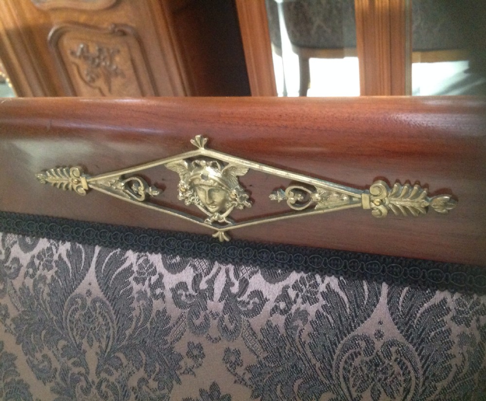 MAHOGANY EMPIRE FRENCH SOFA View III