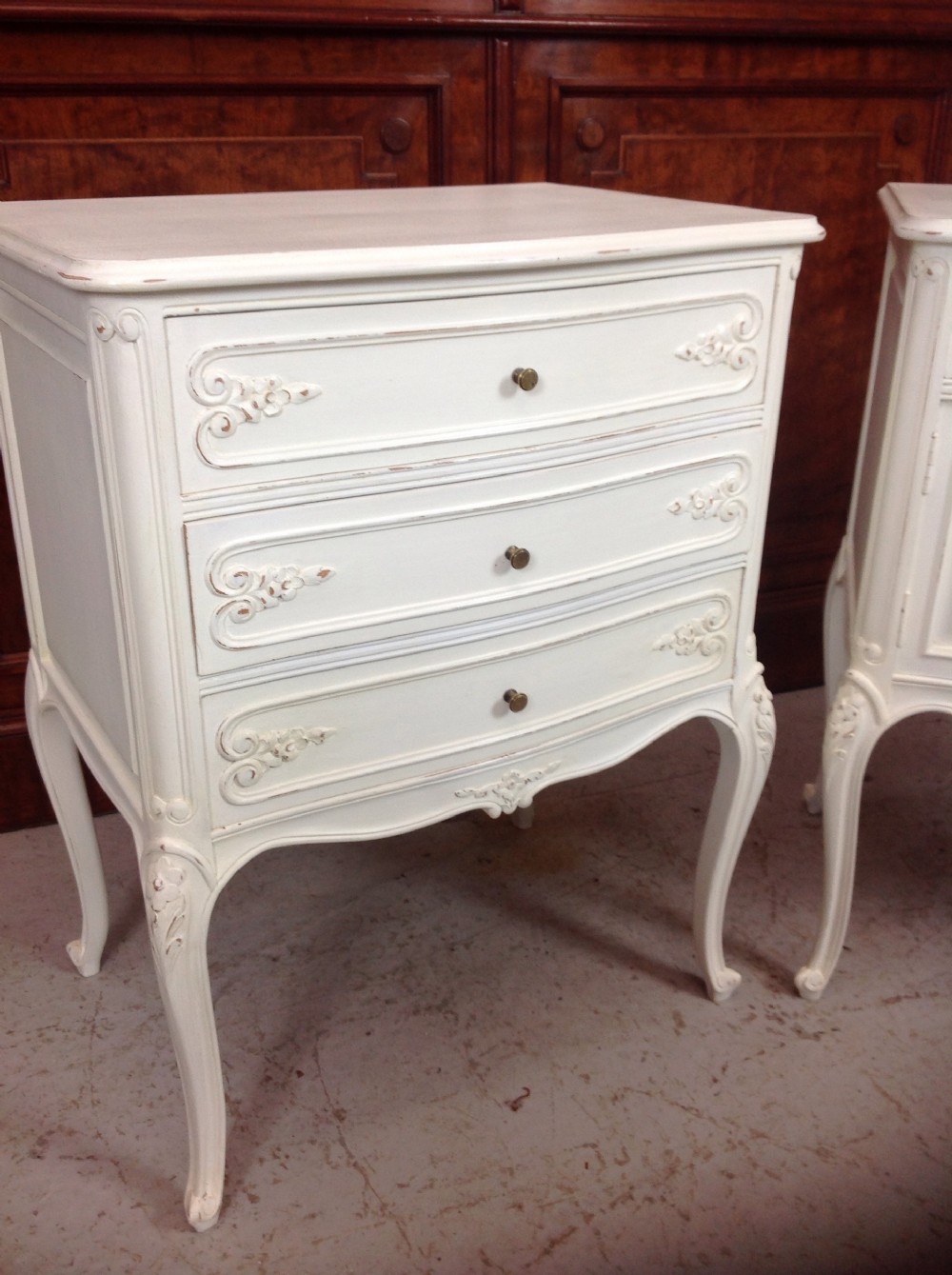 PAIR OF CARVED FRENCH BEDSIDES View V