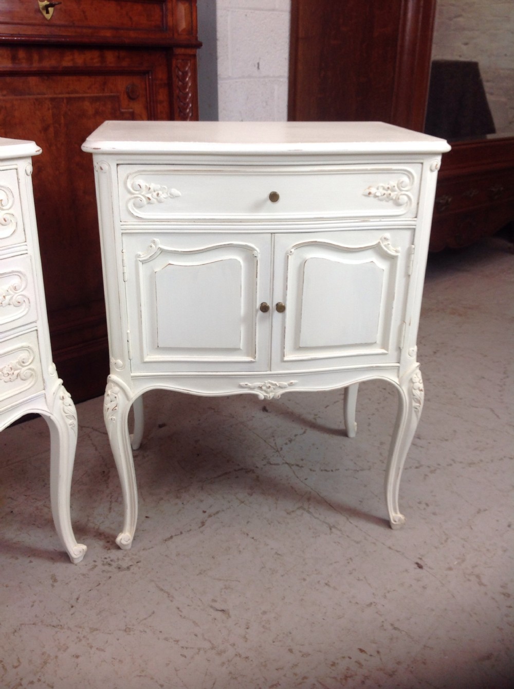 PAIR OF CARVED FRENCH BEDSIDES View VII