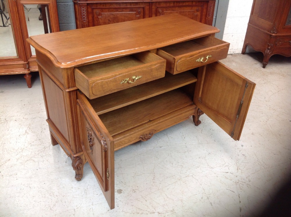 CARVED OAK FRENCH CUPBOARD  View III