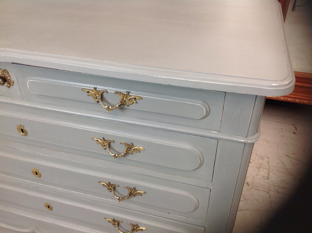 PAINTED FRENCH CHEST OF DRAWERS View II