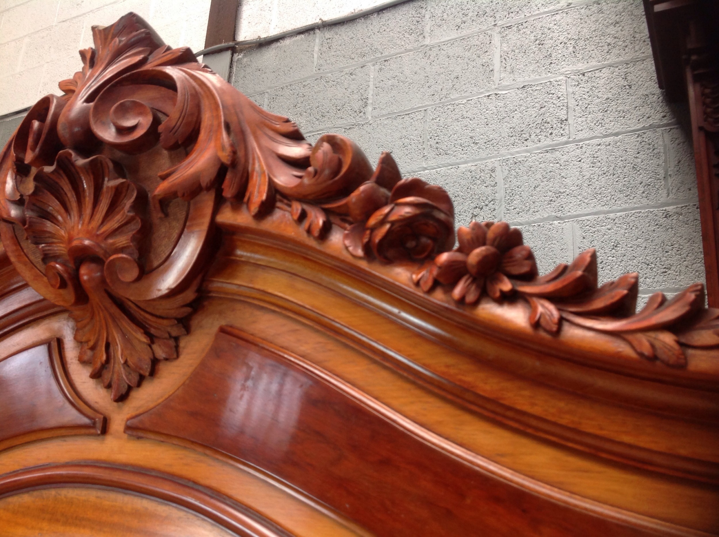 FRENCH MAHOGANY ARMOIRE View IV