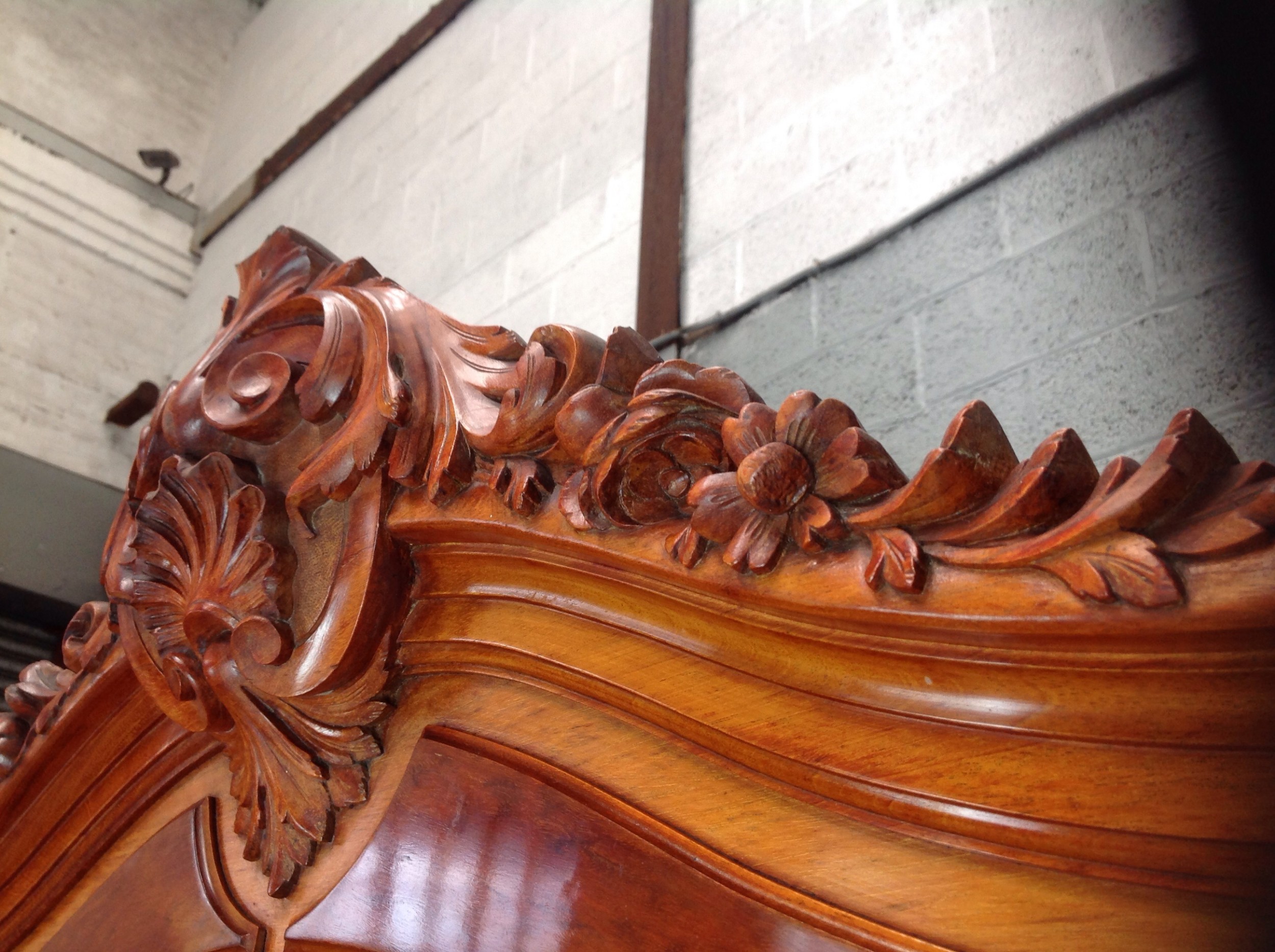 FRENCH MAHOGANY ARMOIRE View V
