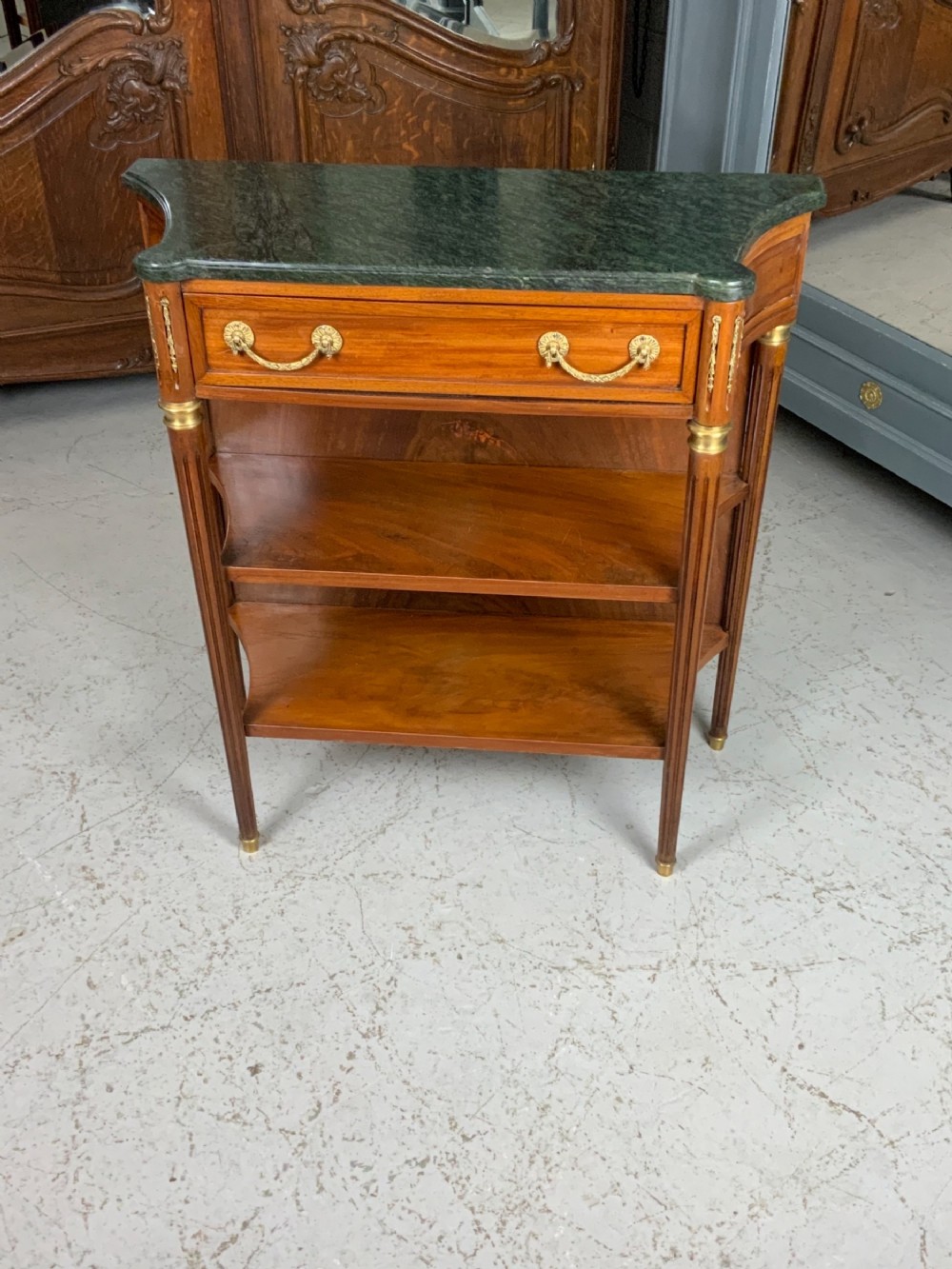 marble top french console - CATEGORY: ANTIQUE CABINETS - DATED 1920