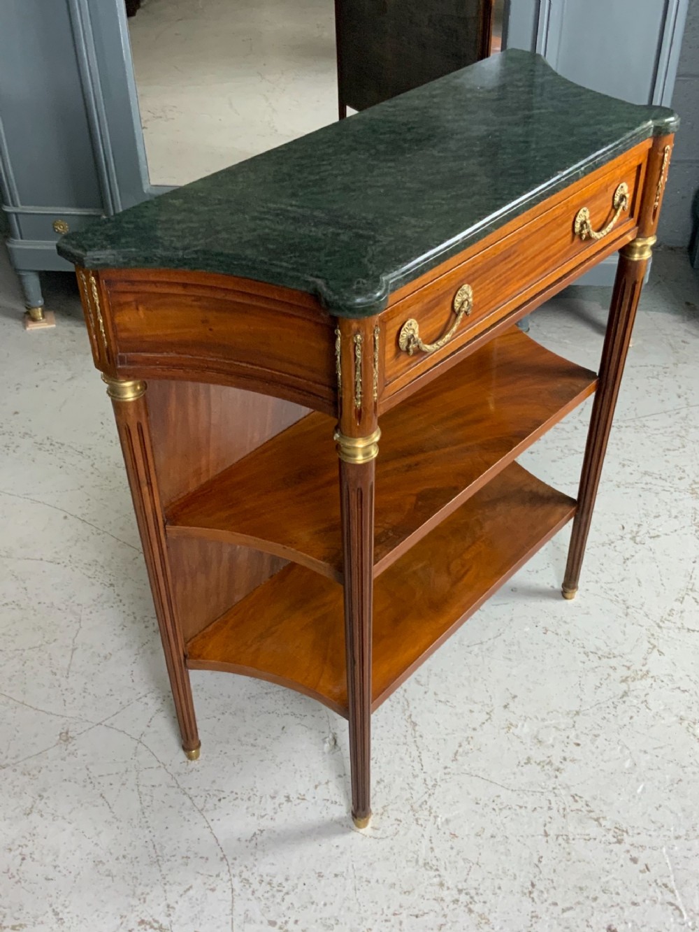 MARBLE TOP FRENCH CONSOLE View II