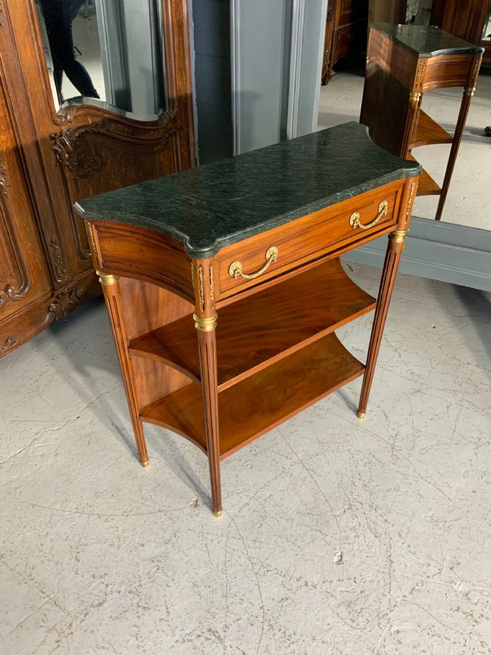 MARBLE TOP FRENCH CONSOLE View III