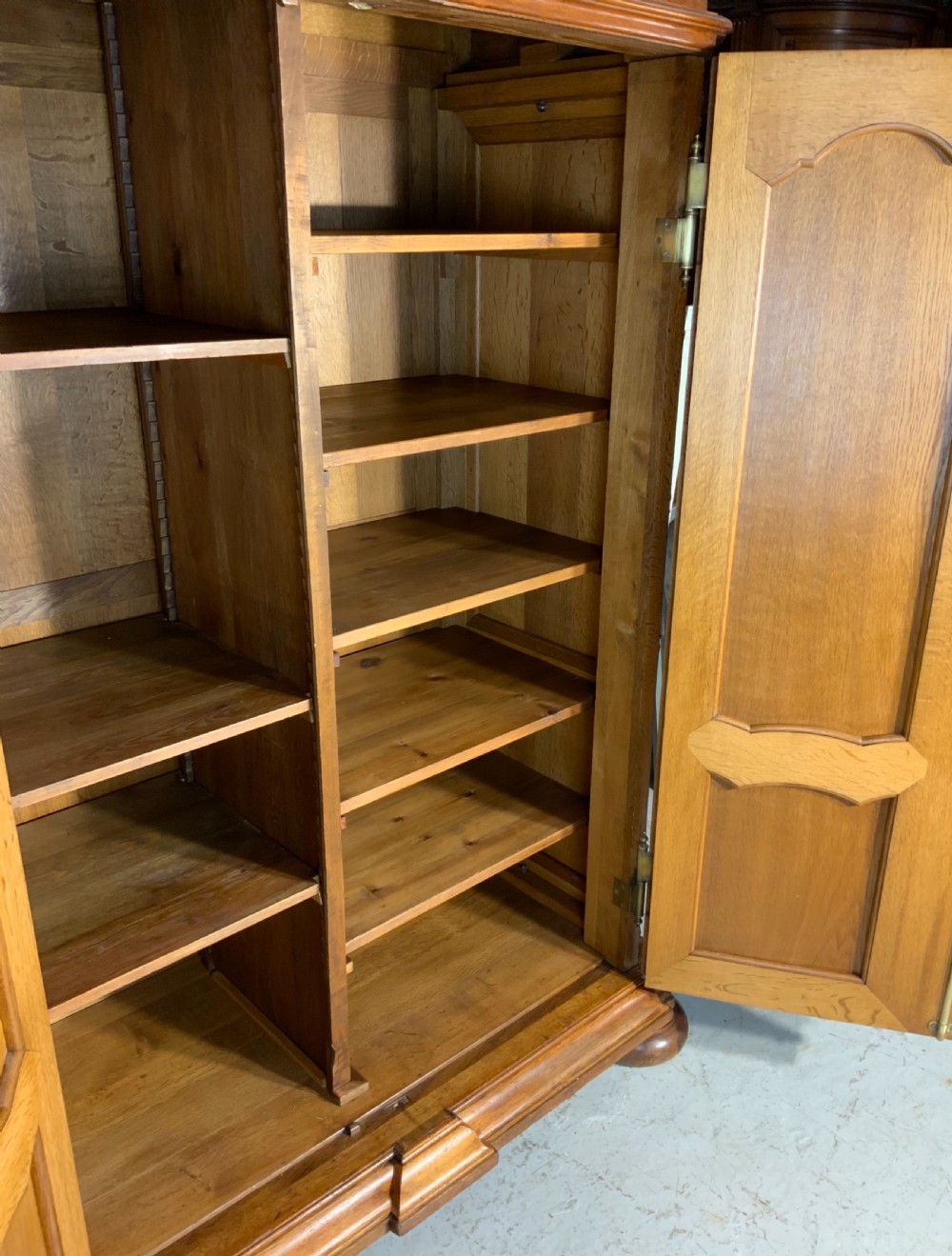 OUTSTANDING CARVED FRENCH ARMOIRE  View XI