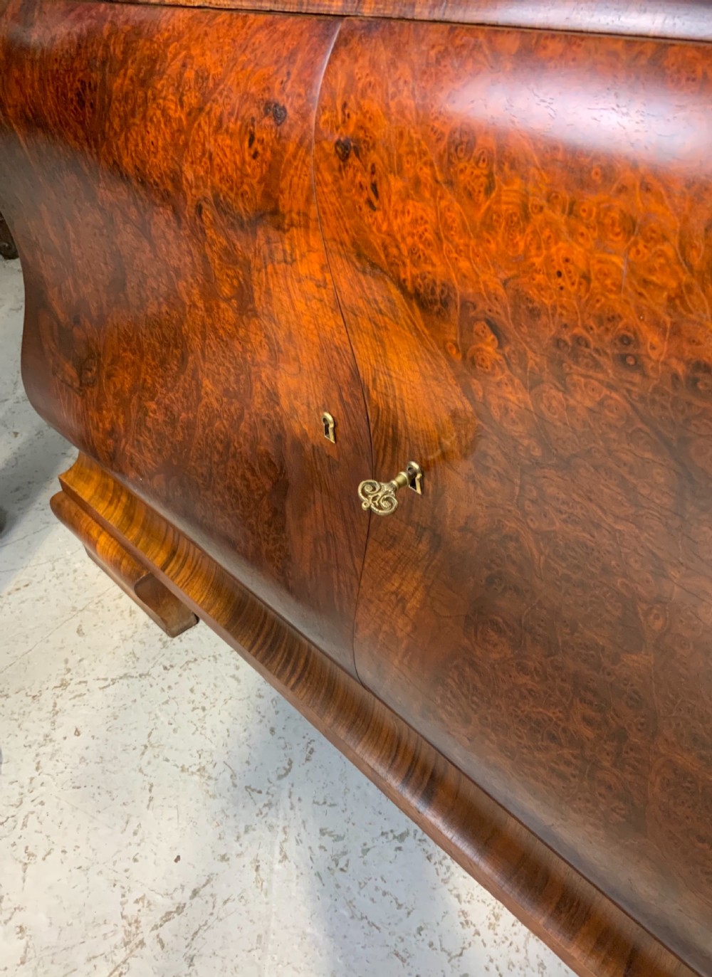 ART DECO FRENCH WALNUT CABINET View VII