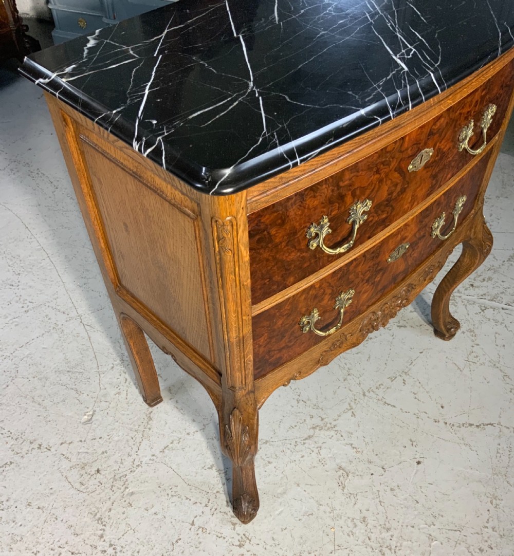 FRENCH MARBLE TOP COMMODE  View VI