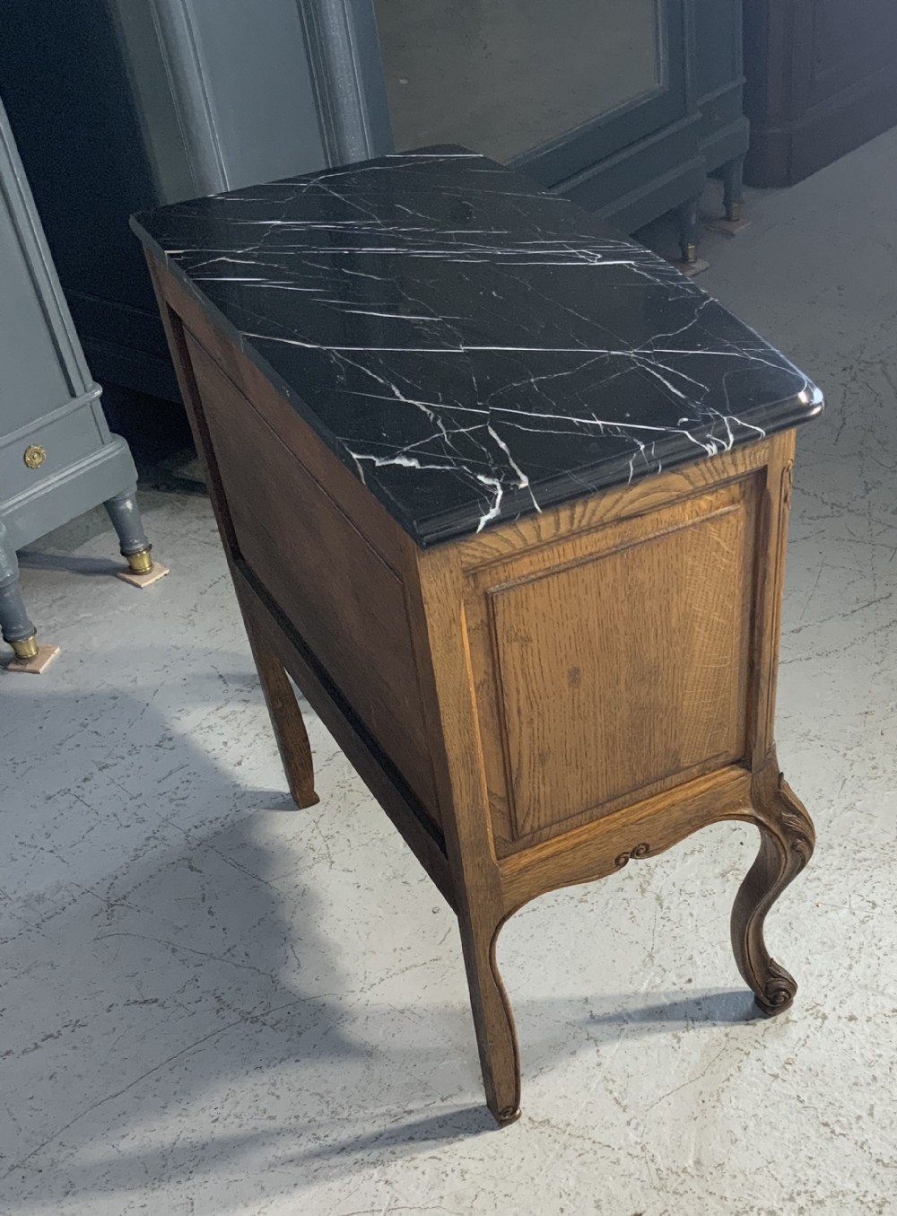 FRENCH MARBLE TOP COMMODE  View VII