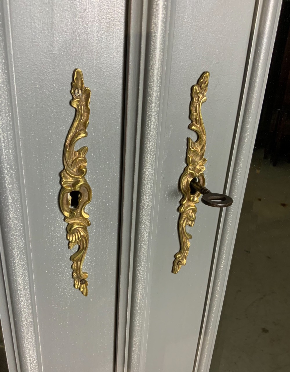 PAINTED FRENCH ARMOIRE  View VIII