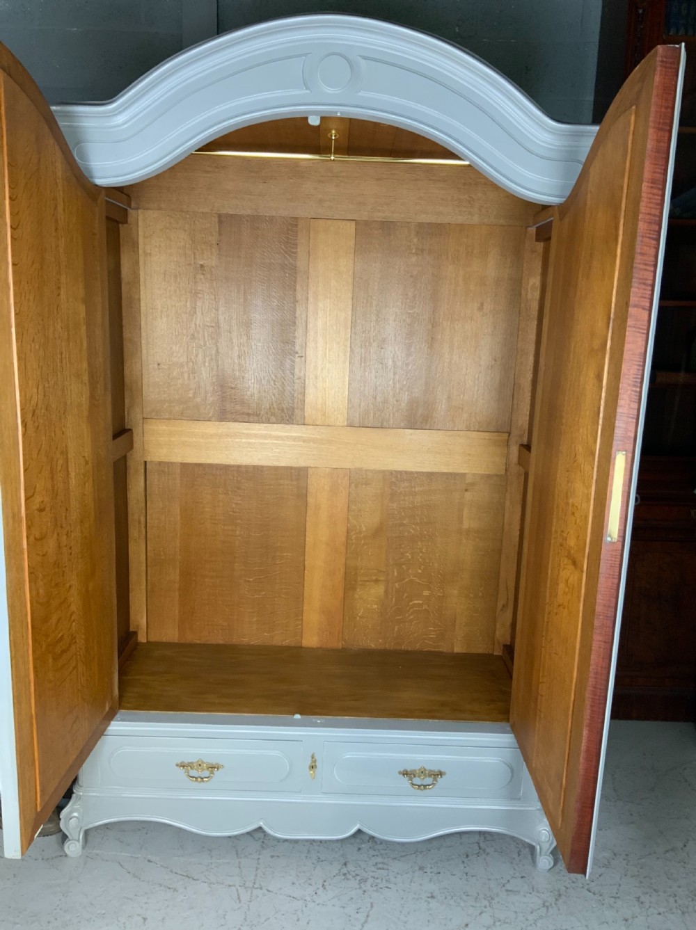 PAINTED FRENCH ARMOIRE  View IX