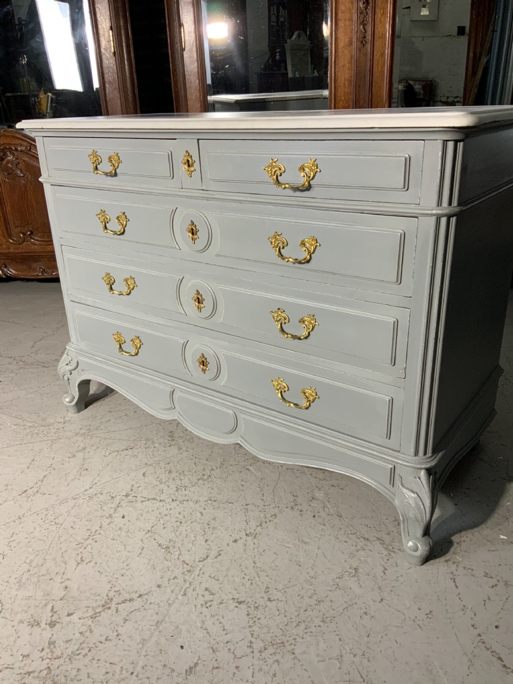 PAINTED FRENCH COMMODE  View III