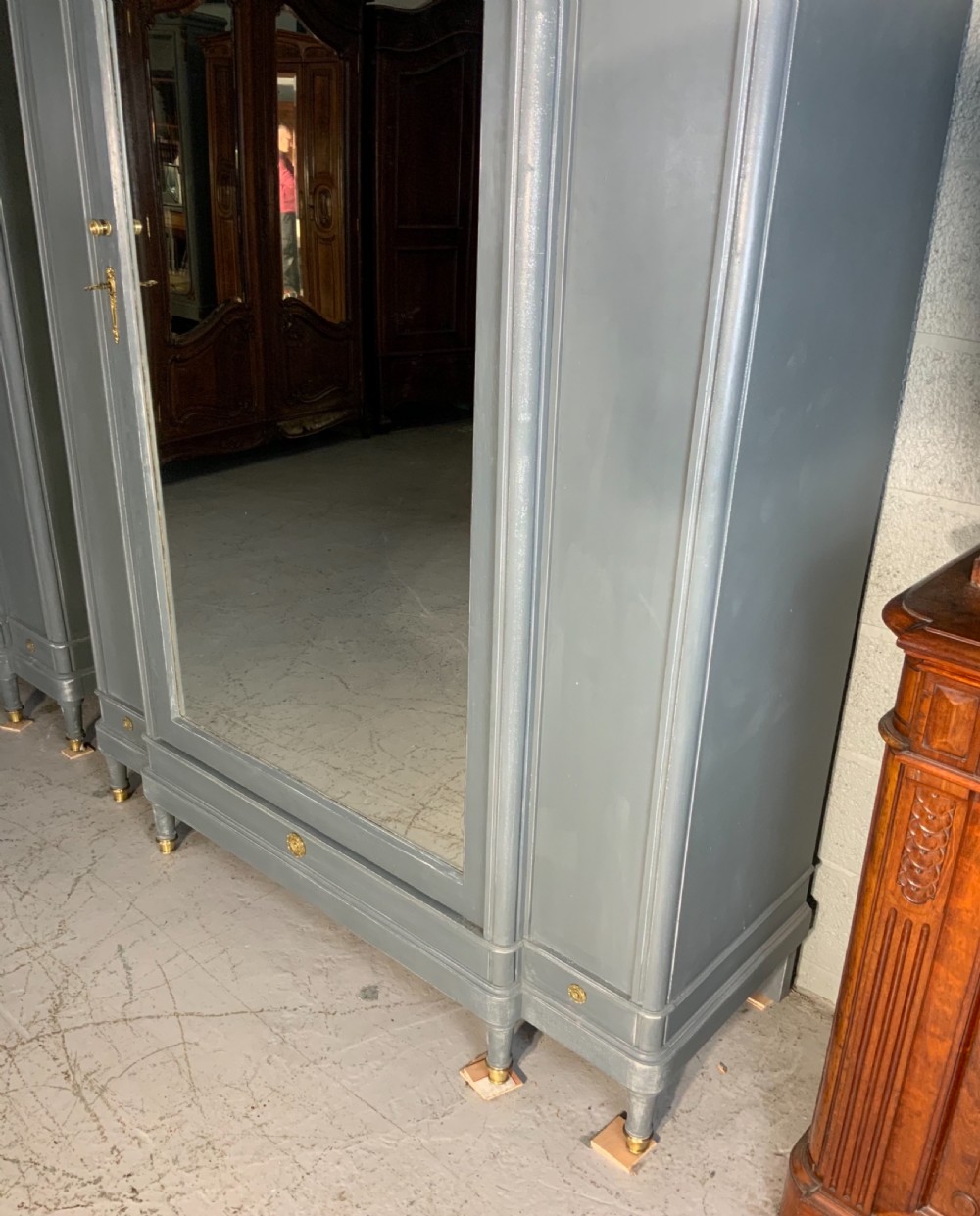 PAIR OF PAINTED FRENCH ARMOIRES View VI