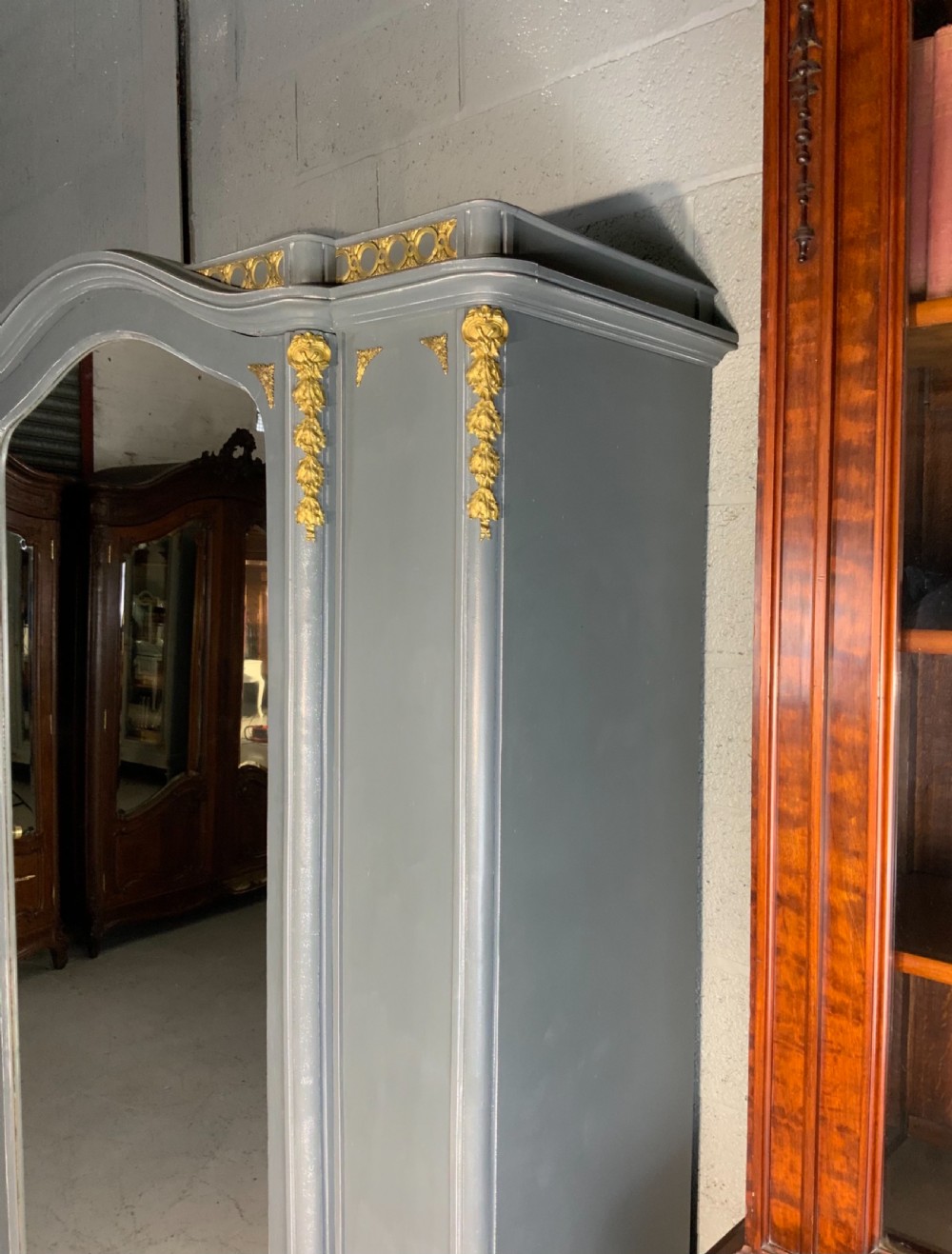 PAIR OF PAINTED FRENCH ARMOIRES View VII