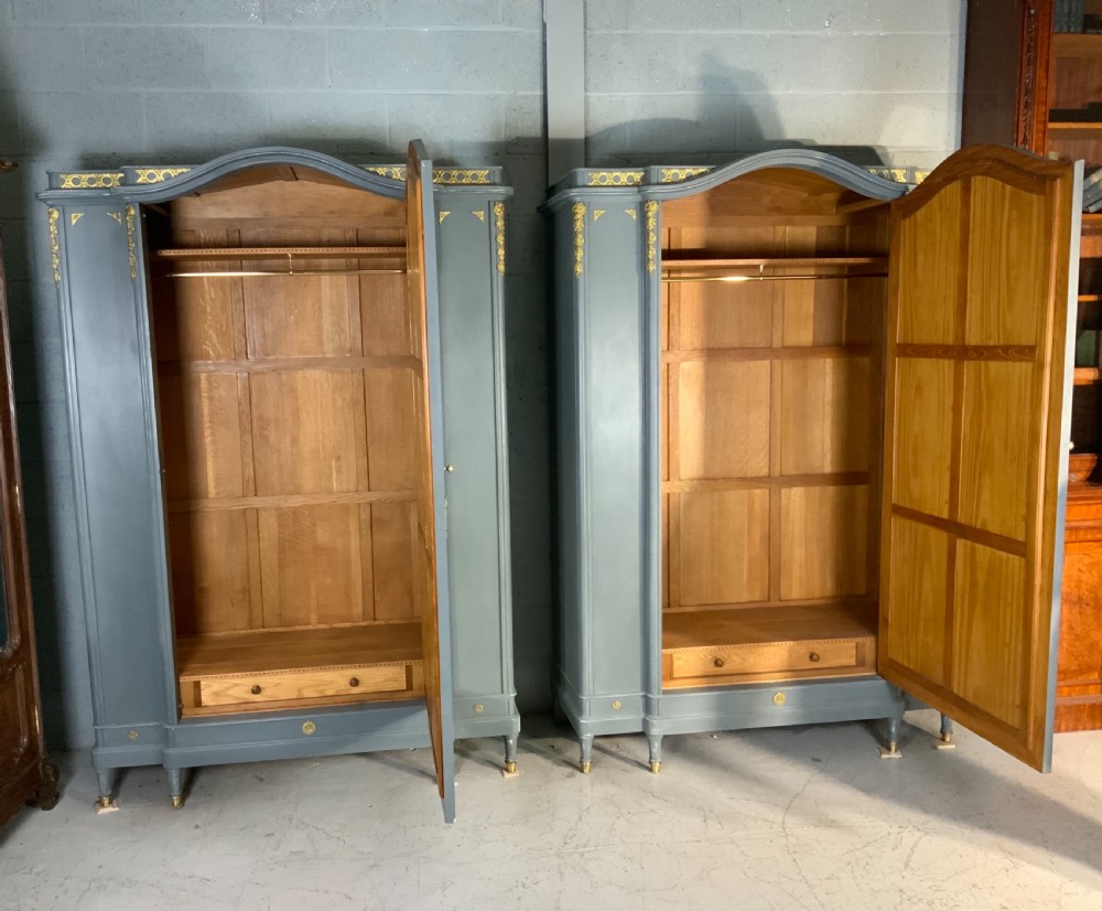PAIR OF PAINTED FRENCH ARMOIRES View VIII
