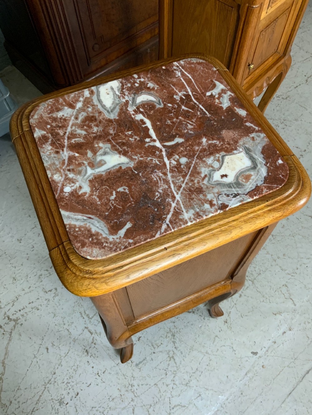 PAIR OF FRENCH OAK BEDSIDE CABINETS  View IV